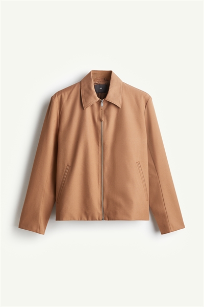 Короткая саржевая куртка Regular Fit артикул 1227164003