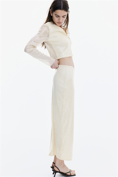 Юбка из сетки с блестками артикул 1260780001