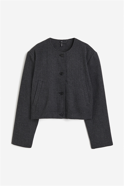 Жакет с накладками на плечах артикул 1221943001