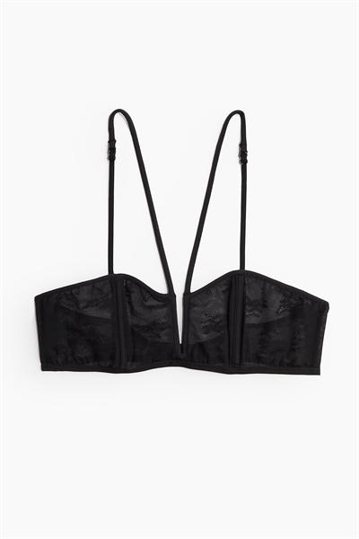 Мягкий кружевной бюстгальтер без подкладки артикул 1226286002