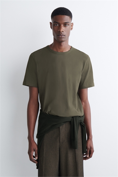 Футболка из матового хлопка артикул 1294697010