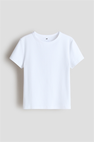 Топ из ребристого хлопка артикул 1320014002