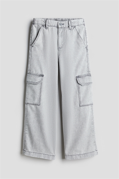 Широкие брюки-карго артикул 1228969001