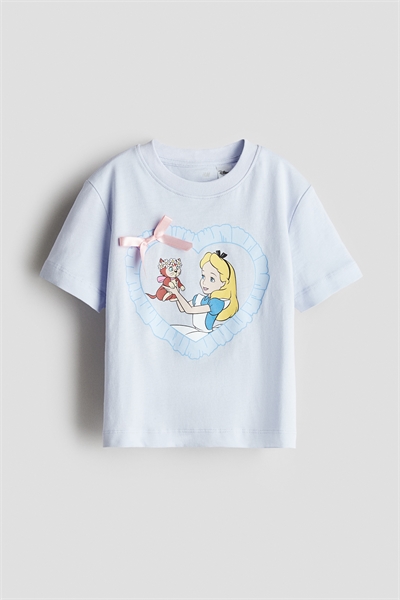 Футболка из хлопка с принтом артикул 1271597009