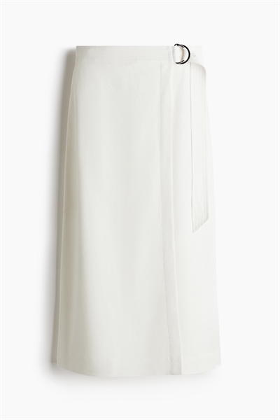 Юбка из льняного бленда артикул 1280868001