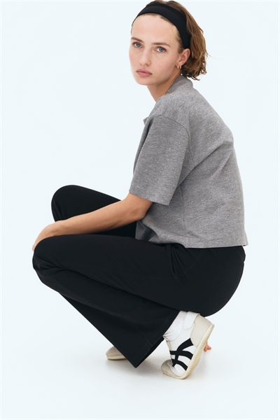 Футболка Boxy fit из трикотажа артикул 1-01153223