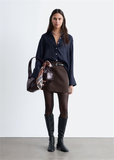 Шелковая рубашка в непринужденном стиле артикул 1323215001