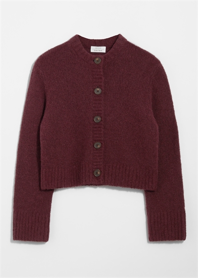 Вязаный кардиган на пуговицах артикул 1236184003