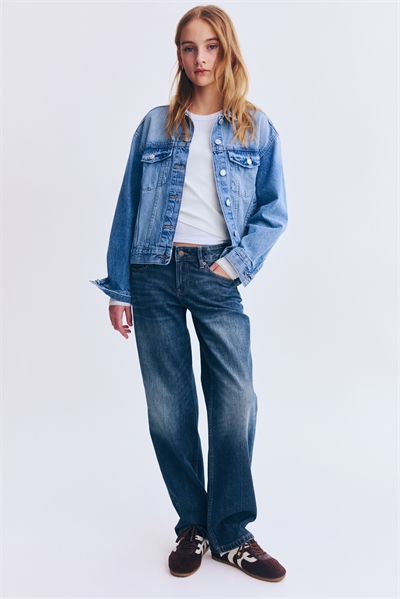 Джинсы с прямыми штанинами артикул 1296725006