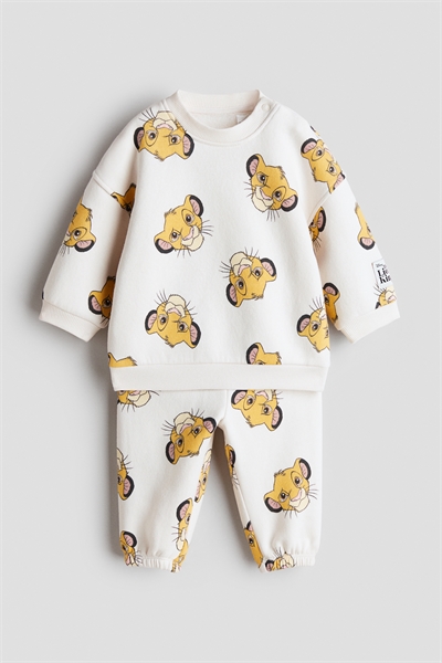 Комплект из 2 частей толстовки с принтом артикул 1314910006