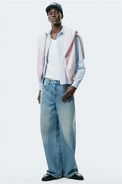 Широкие джинсы артикул 1315487002