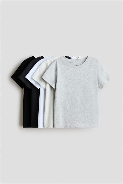 Хлопковые футболки в упаковке из 5 штук артикул 1318296013