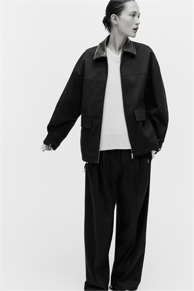 Свободный пиджак из твила артикул 1325828001