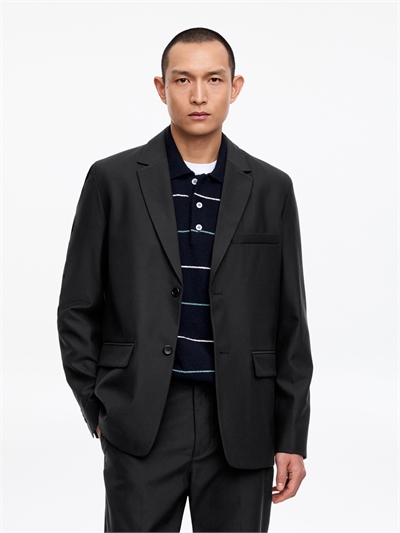 Блейзер из шерсти и хлопка артикул 1330445001