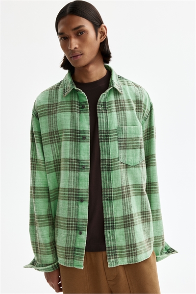 Хлопковая рубашка Relaxed Fit артикул 1331340003