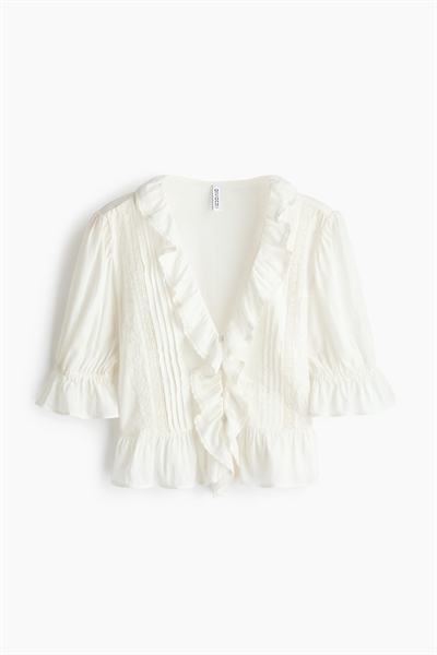 Блузка с оборками артикул 1334812001