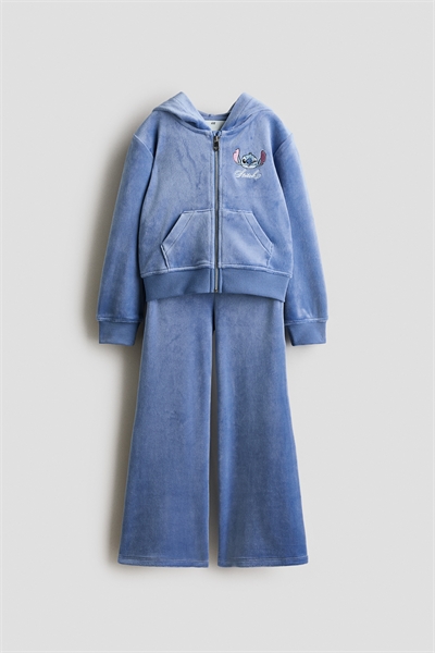 2-компонентный комплект из велюра с вышивкой артикул 1337353001