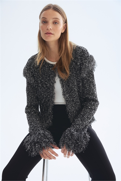 Кардиган с бахромой артикул 1338465001