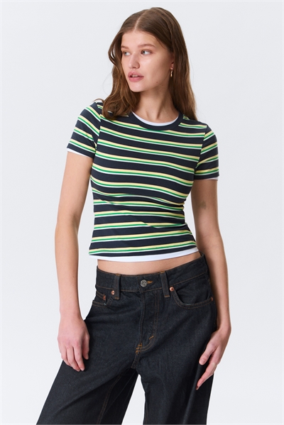 Обтягивающая мини-футболка артикул 1338039007