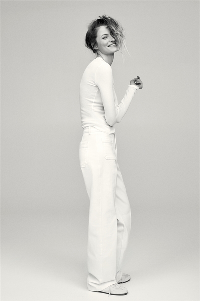 Широкие высокие джинсы артикул 1314869005