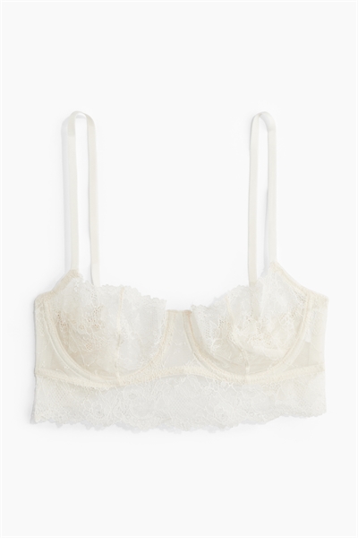 Кружевной бюстгальтер-балконет артикул 1266431002