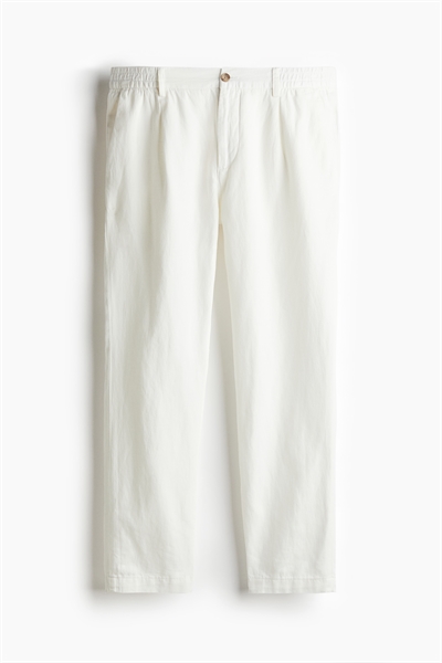 Брюки Regular Fit из льняной смеси артикул 1228511001