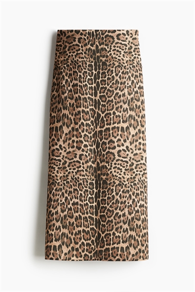 Юбка из узорчатого атласа артикул 1254316001