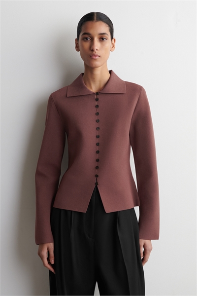 Кардиган из миланского трикотажа с зауженной талией артикул 1324072001