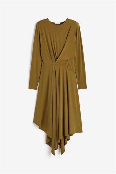 Платье из джерси с драпировкой артикул 1208889001