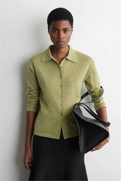 Вязаная рубашка из смеси мохера артикул 1324003001