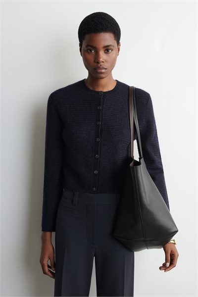 Кардиган из мохера с зигзагообразным узором артикул 1329792001