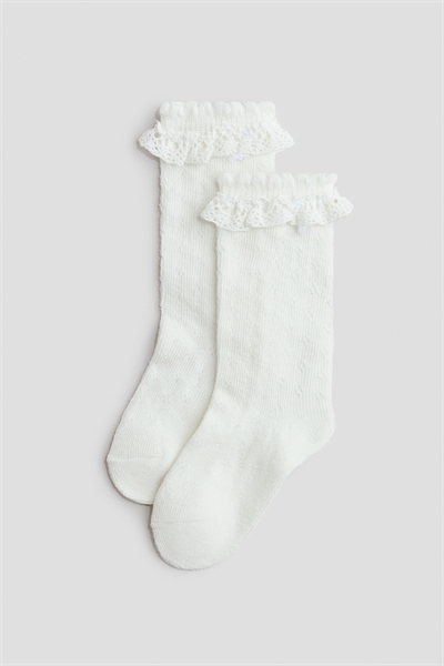 Носки на колени с отделкой бантиком артикул 1185403011
