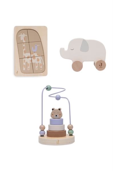 Набор деревянных игрушек - 3 штуки артикул 1277028001