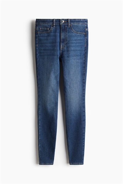 Ультравысокие джеггинсы по щиколотку артикул 1152457035