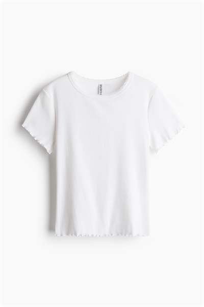 Футболка с деталями из оверлока артикул 1273918003