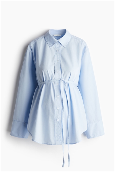 Рубашка MAMA Before & After из поплина артикул 1260846003