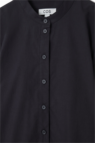 Платье-рубашка мини без воротника артикул 1209244005