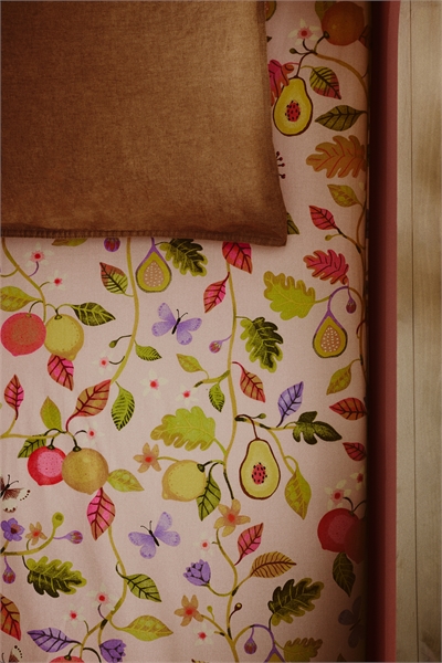 Простыня на резинке из хлопка с принтом артикул 1028613055