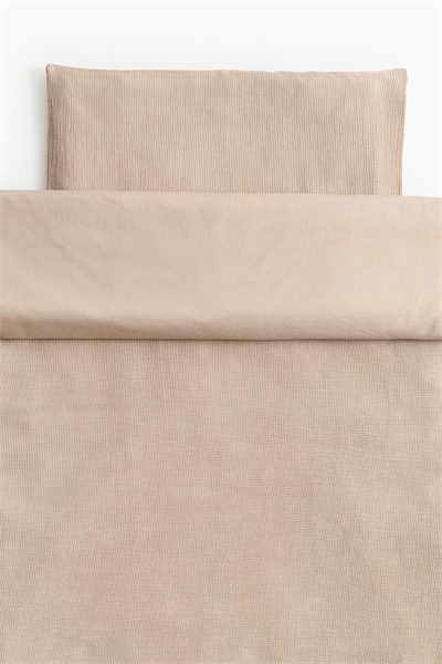 Комплект постельного белья с вафельной текстурой артикул 1306080001