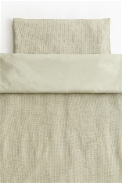 Комплект постельного белья с вафельной текстурой артикул 1306080002