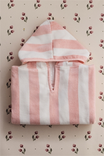 Полосатый хлопковый полотенце-накидка артикул 1315621002