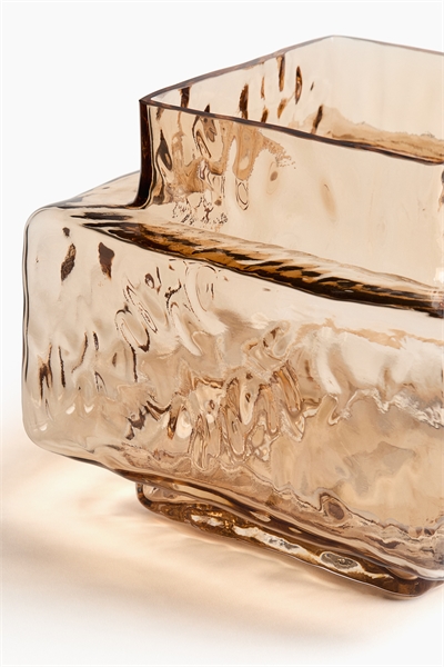 Большая ваза из текстурированного стекла артикул 1319195001