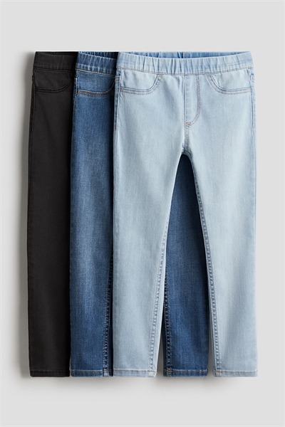 Джинсовые джеггинсы 3 шт. артикул 1228535001