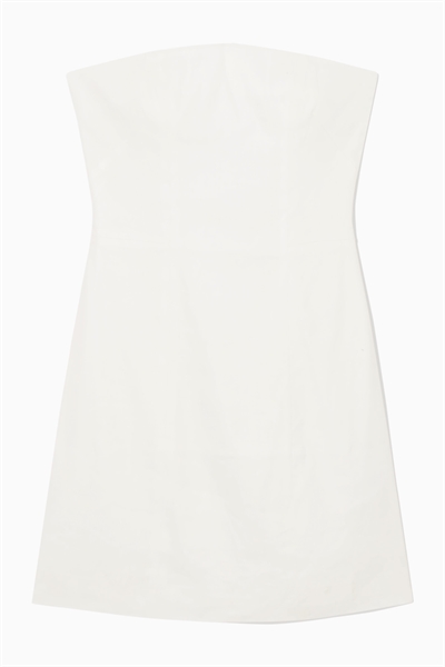 Платье-бюстье мини из льняного бленда артикул 1183345002