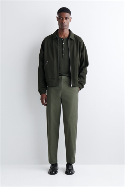 Хлопковые чиносы с прямыми штанинами артикул 1294680004