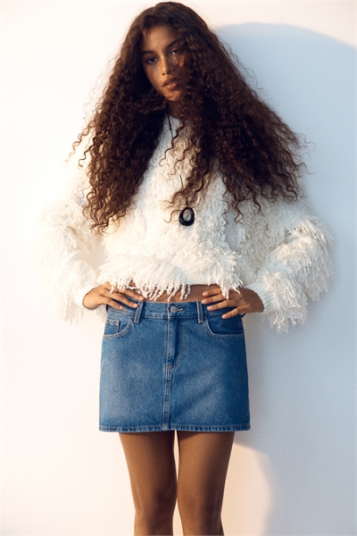 Короткая джинсовая юбка артикул 1322224001