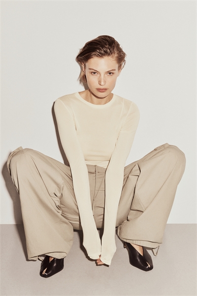 Топ из смешанного шелка артикул 1325748001