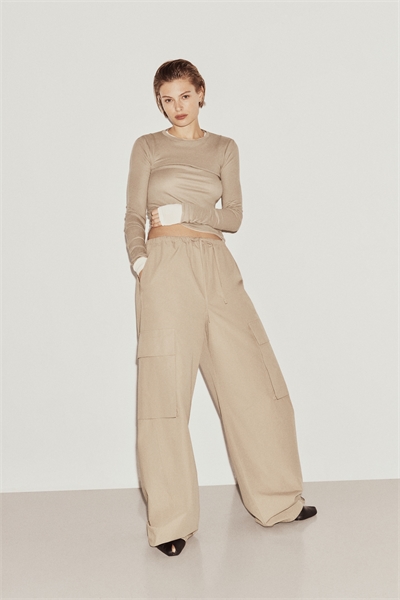 Топ из хлопка пима артикул 1325754002