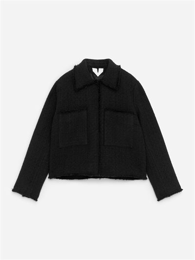 Жакет из шерстяной смеси с эффектом букле артикул 1334290001