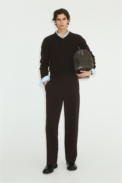 Широкие брюки с четырехсторонним стретчем артикул 1309272004